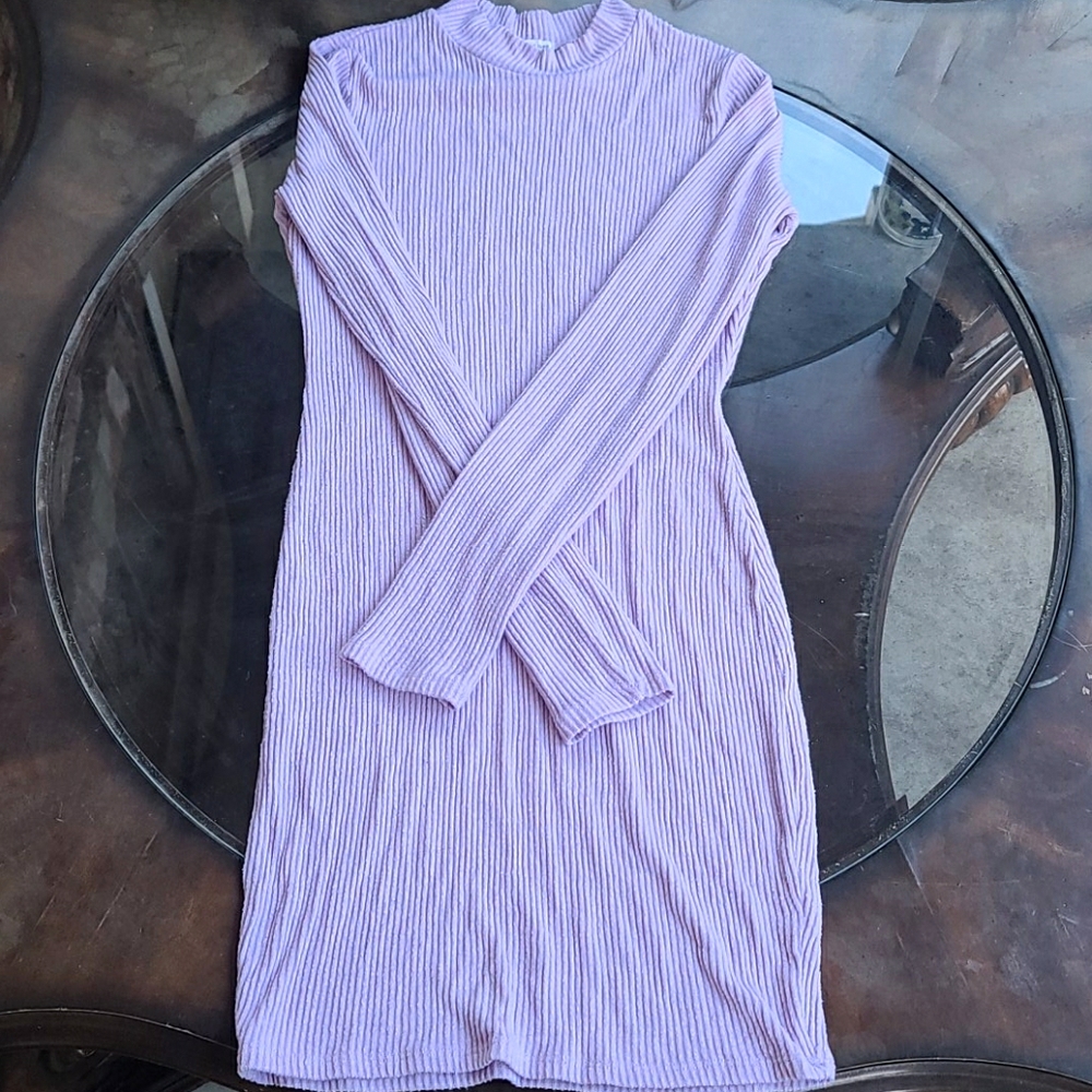 Ribbed Longsleeve Dress